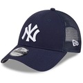 Boné Unissex New Era 9FORTY Trucker New York Yankees - Aba Curva AZUL ESCURO