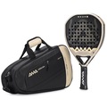 Raquete de Padel Ama Sport Euro Pro Medusa - Adulto PRETO