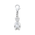 Jibbitz™ Crocs Pingente de Urso de Prata BRANCO