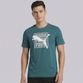 Camiseta Puma Graphic Wording Masculina VERDE