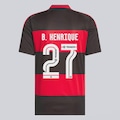 Camisa do Flamengo I 2026 27 B. Henrique adidas Masculino PRETO