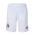 Calção do São Paulo I 2026 New Balance - Masculino BRANCO/VERMELHO