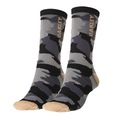 Meia Cano Alto Oakley Crew Sock Camo Cinza 34-38 CINZA
