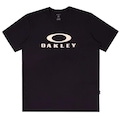 Camiseta Oakley O-Bark Jet Black - Masculina PRETO