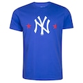 Camiseta New Era MLB New York Yankees  - Masculina AZUL