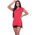 Camiseta Ju Fitness Bella Fiore Lisa Vekyo - Feminina VERMELHO