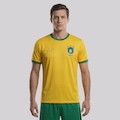 Camisa do Brasil Zico Galinho  - Masculina AMARELO