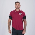 Camisa Polo do São Paulo Gallery - Masculina VERMELHO