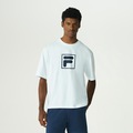 Camiseta Fila Over Play To Win Graphic Masculina BRANCO