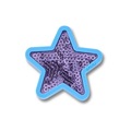 Jibbitz™ Crocs Estrela de Lantejoulas BRANCO