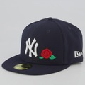 Boné New Era New York Yankees Rosa 5950 MLB PRETO