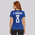 Camisa Brasil Samba Feminina 8 B. Guimarães Feminina AZUL