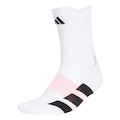 Meia Cano Médio aidas Corrida Adizero - Adulto BRANCO/PRETO