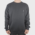 Moletom Okenheads Careca Bordado - Masculino PRETO