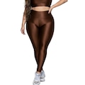 Calça Legging Plus Size New Zig 3D Vekyo - Feminina MARROM
