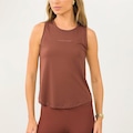Camiseta Regata Colcci Comfort Fit OU26 Feminina MARROM
