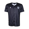 Camisa New Era Jersey NFL Las Vegas Raiders Stripes - Masculina PRETO