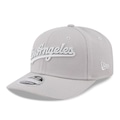 Bone New Era MLB 9Seventy Los Angeles Dodgers Masculino CINZA