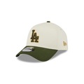 Bone New Era MLB 9Forty A-Frame Snapback Los Angeles Dodgers Masculino OFF WHITE