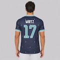 Camisa Alemanha II 26/27 17 Wirtz adidas Masculina AZUL ESCURO