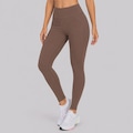 Calça Legging Fila Life Ribbed III Feminina MARROM