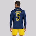 Camisa Brasil Seleça Manga Longa 5 Casemiro Masculina AZUL ESCURO