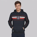 Blusão de Moletom PSG Canguru Masculina AZUL ESCURO