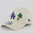 Boné New Era Los Angeles Dodgers 940 MLB Logos BEGE