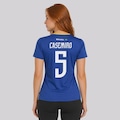 Camisa Brasil Samba 5 Casemiro Feminina AZUL