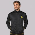 Jaqueta Real Madrid Helanca Masculina PRETO