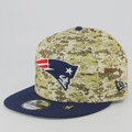 Boné New Era New England Patriots 9FIFTY Snapback NFL BEGE