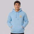 Blusão de Moletom Argentina Canguru Masculino AZUL