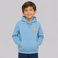Blusão de Moletom Argentina Canguru Infantil AZUL