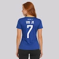 Camisa Brasil Samba 7 Vini Jr Feminina AZUL