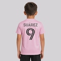 Camisa Inter Miami Dry II 9 Suárez Infantil ROSA