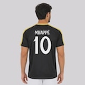 Camisa Real Madrid Campeones 10 Mbappé Masculina PRETO