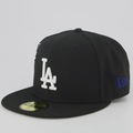 Boné New Era Los Angeles Dodgers MLB Neon Logo 5950 PRETO