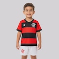 Kit Uniforme de Futebol do Flamengo Baby Infantil VERMELHO