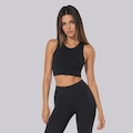 Top Fila Life Ribbed III Feminino PRETO