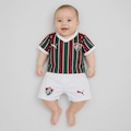 Kit Uniforme de Futebol do Fluminense I 26/27 Torcedor Puma Infantil VERMELHO/VINHO