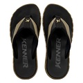 Chinelo Kenner Megah Turbo - Masculino PRETO/BEGE