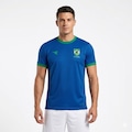 Camiseta Brasil Diadora Campione Escudo - Masculina AZUL