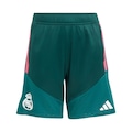 Shorts de Treino Real Madrid 26/27 adidas Tiro26 Competition Infantil VERDE/ROSA