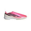 Chuteira Society Sem Cadarço Adulto adidas F50 HYPERFAST League ROSA/OURO