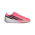 Chuteira Futsal Infantil adidas F50 Hyperfast Club ROSA/OURO
