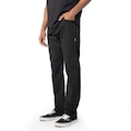 Calça Lost Sarja Slim Básica - Masculina PRETO
