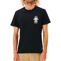 Camiseta Rip Curl Search Icon - Masculina PRETO