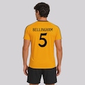 Camisa Real Madrid Dry Fit 5 Bellingham Masculina LARANJA