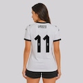 Camisa do Vasco Supporter Class com Número 11 Kappa Feminina BRANCO