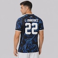 Camisa Argentina II 26/27 22 L. Martínez Adidas Masculina PRETO